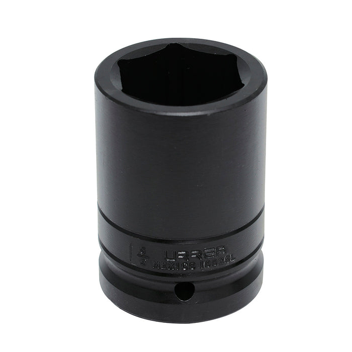 Dado de impacto largo cuadro de 1", 6 puntas, en pulgadas, 1-5/8" Urrea