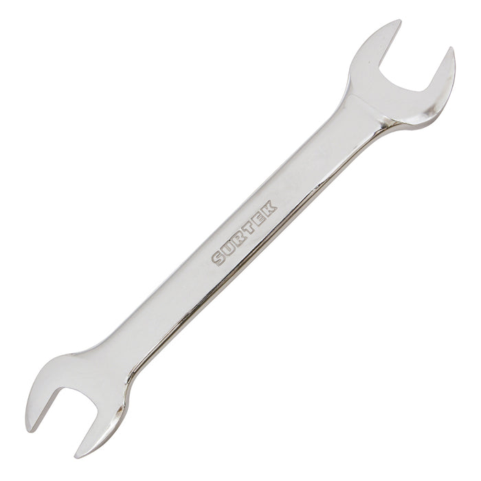 Llave española pulido espejo en pulgadas, 5/8" x 3/4" Surtek