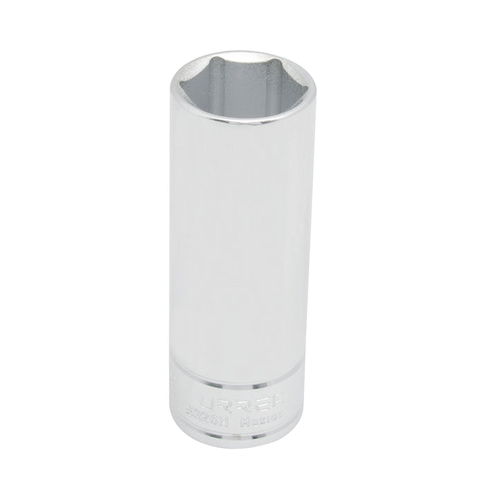 Dado largo cuadro de 1/2", 6 puntas, en pulgadas, 1" Urrea