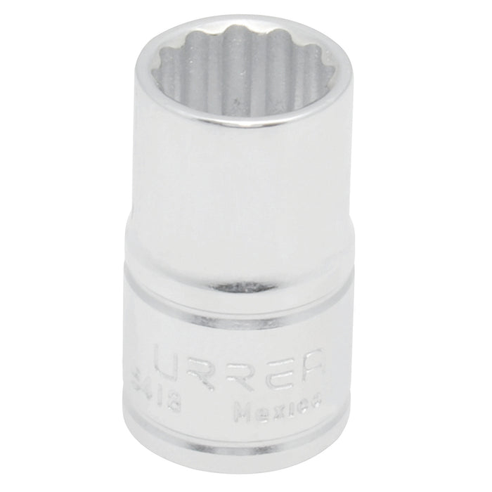 Dado cuadro de 1/2", 12 puntas, en pulgadas, 9/16" Urrea