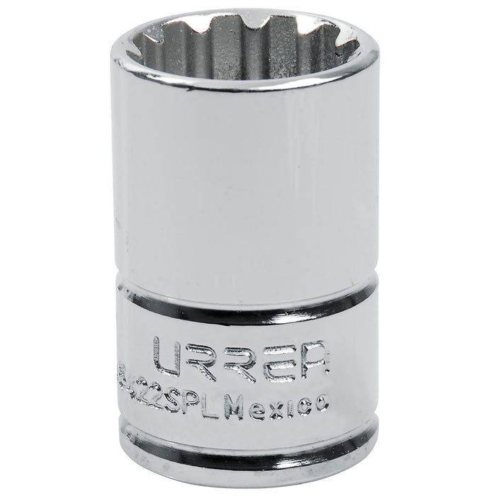 Dado spline cuadro de 1/2", # 22 Urrea
