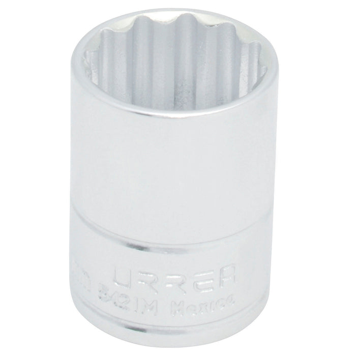 Dado cuadro de 1/2", 12 puntas, métrico, 28 mm Urrea