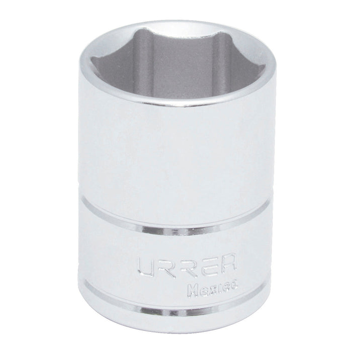 Dado cuadro de 1/2", 6 puntas, en pulgadas, 1-3/16" Urrea