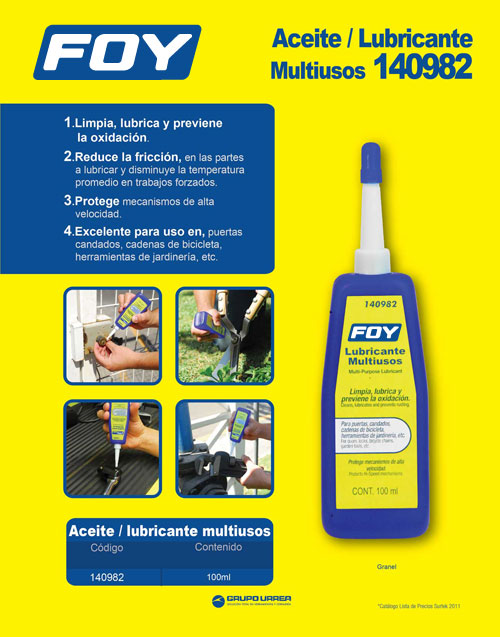 Aceite multiusos 100 ml Foy