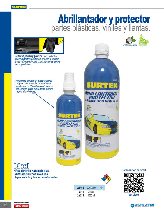 Abrillantador de llantas 1 Lt Surtek