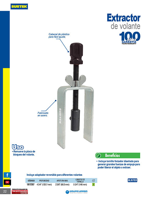Extractor de volante Surtek