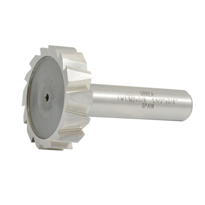 Fresa tipo woodruff de acero 1-1/2" x 3/8" Urrea