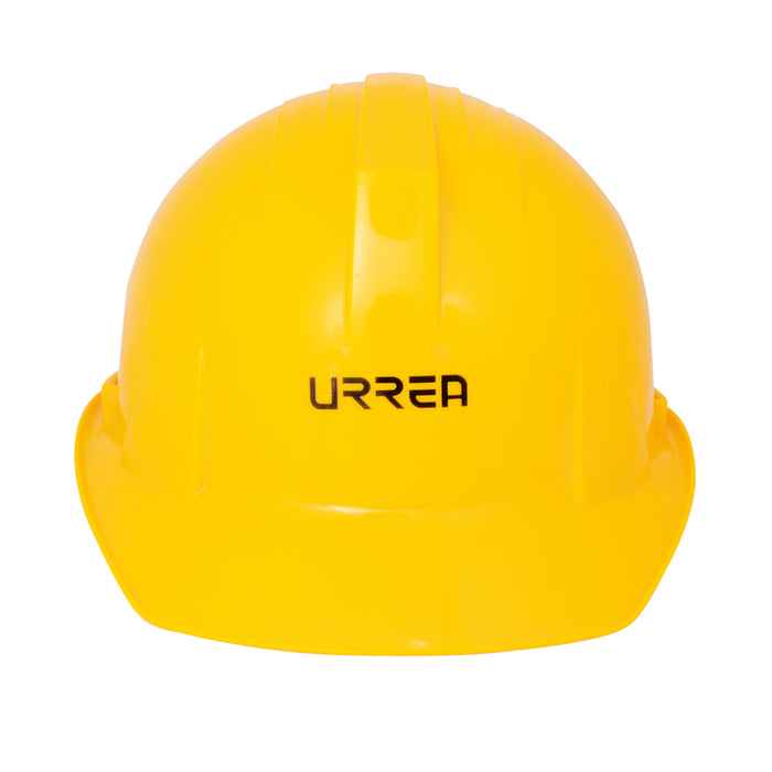 Casco de seguridad con ajuste de intervalos de 4 puntos, color amarillo Urrea