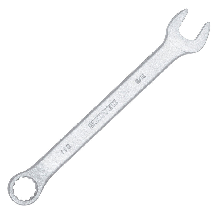 Llave combinada satinada en pulgadas, 12 puntas, 9/16" Surtek