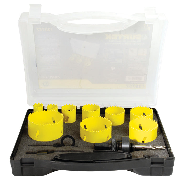 Juego de cortacírculos bimetálicos, 13 piezas Surtek