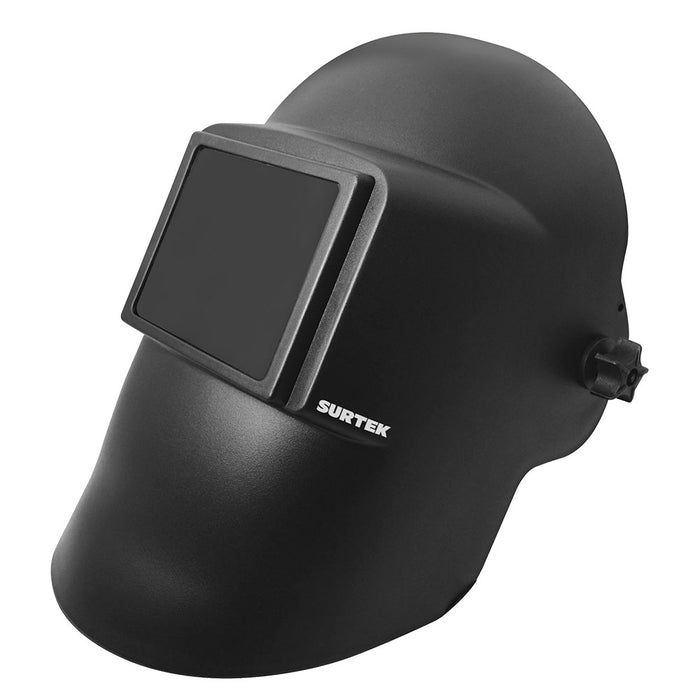 Careta para soldar con portavidrio de visión amplia y ajuste de matraca Surtek
