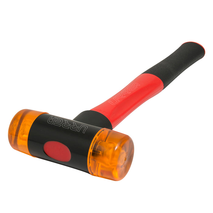 Martillo con tapas plásticas intercambiables con mango anti-vibración, 13 oz Urrea