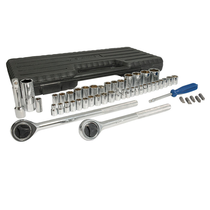 Juego combinado de herramienta 51 piezas, con estuche plástico Foy