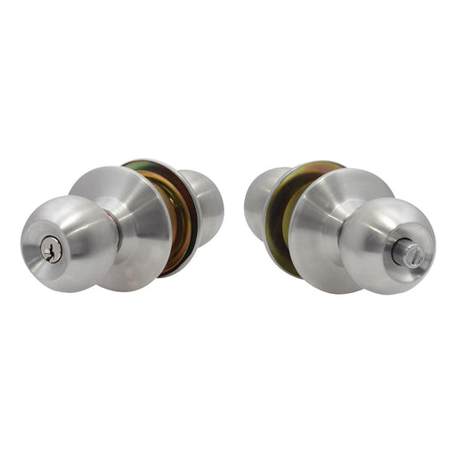 -Acabado: Acero Inoxidable
-Función: Doble
-Incluye: 2 Llaves
-Tipo De Llave: Estandar
