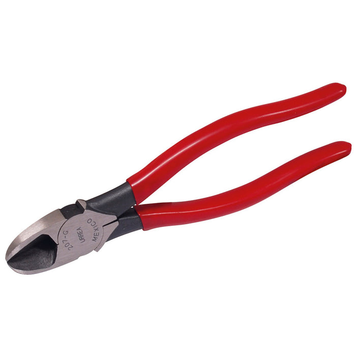 Pinza para electricista con mango rubber grip de 7-3/4" corte diagonal alta palanca Urrea