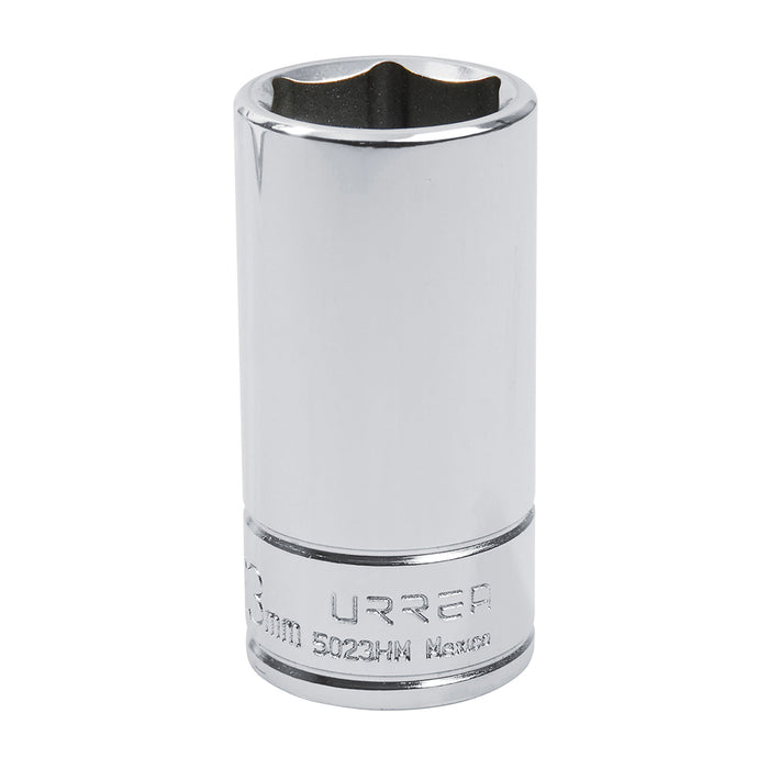 Dado largo cuadro de 3/8", 6 puntas, métrico, 23 mm Urrea