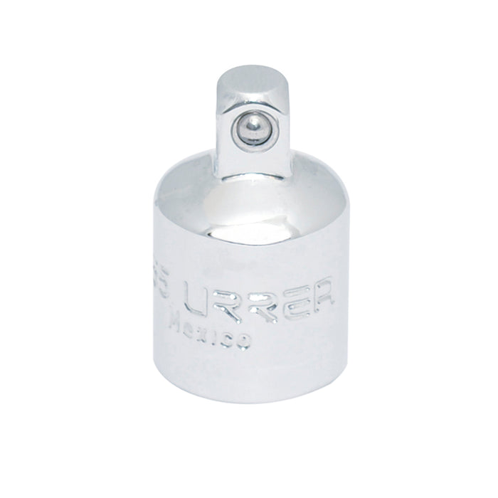 Adaptador para dado cuadro de 3/8" hembra a 1/4" macho Urrea