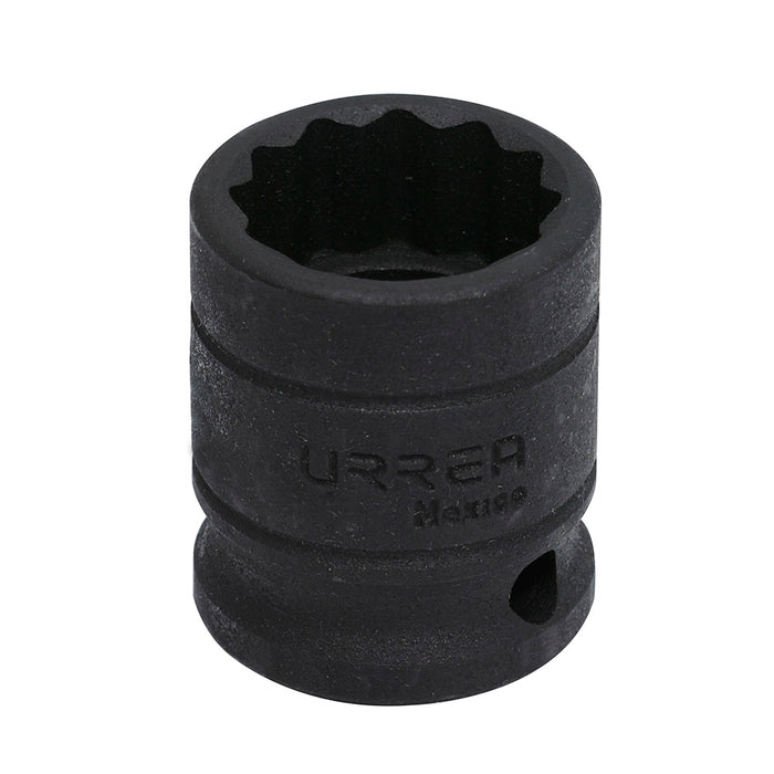 Dado de impacto cuadro de 1/2", 12 puntas, en pulgadas, 1-3/8" Urrea