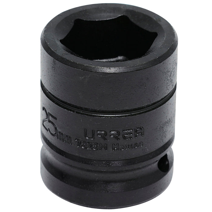 Dado de impacto cuadro de 3/4", 6 puntas, métrico, 25 mm Urrea