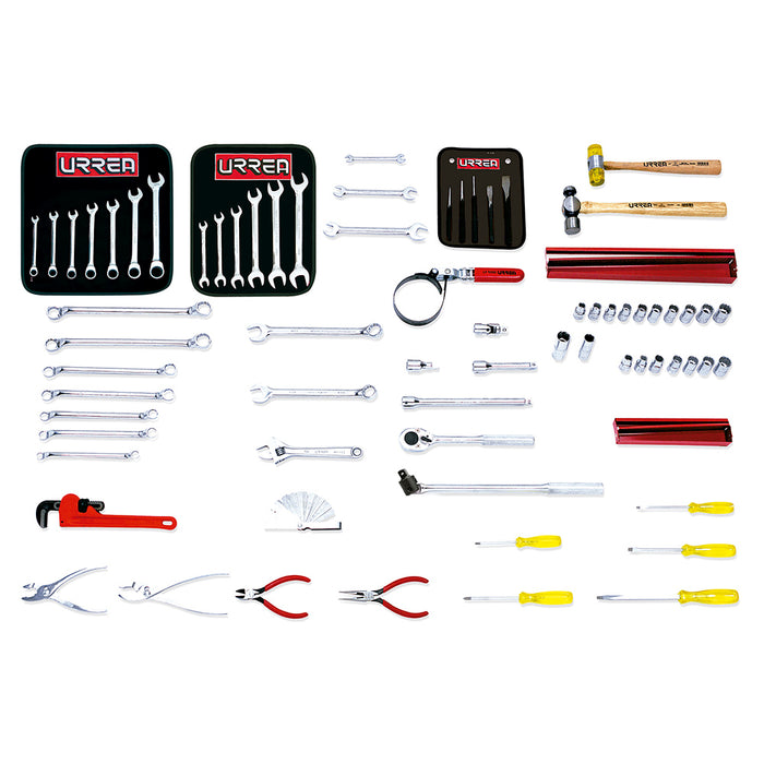 Juego combinado automotriz para mantenimiento 70 piezas Urrea
