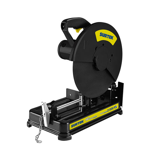 -Capacidad De Disco: 14"
-Consumo Eléctrico: 1,4 Kwh
-Corte En Barra Circular: 4"
-Corte En Barra Cuadrada: 4" X 4"
-Corte En Barra Rectangular: 5" X  4"
-Diámetro De Eje: 1"
-Fases: Monofásico
-Frecuencia: 60 Hz
-Peso: 16 Kg
-Potencia: 2000 W
-Varilla: N/A
-Velocidad Sin Carga: 2 450 Rpm
-Voltaje: 120 V