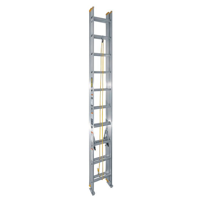 Escalera de extensión tipo III de aluminio con 20 peldaños Surtek