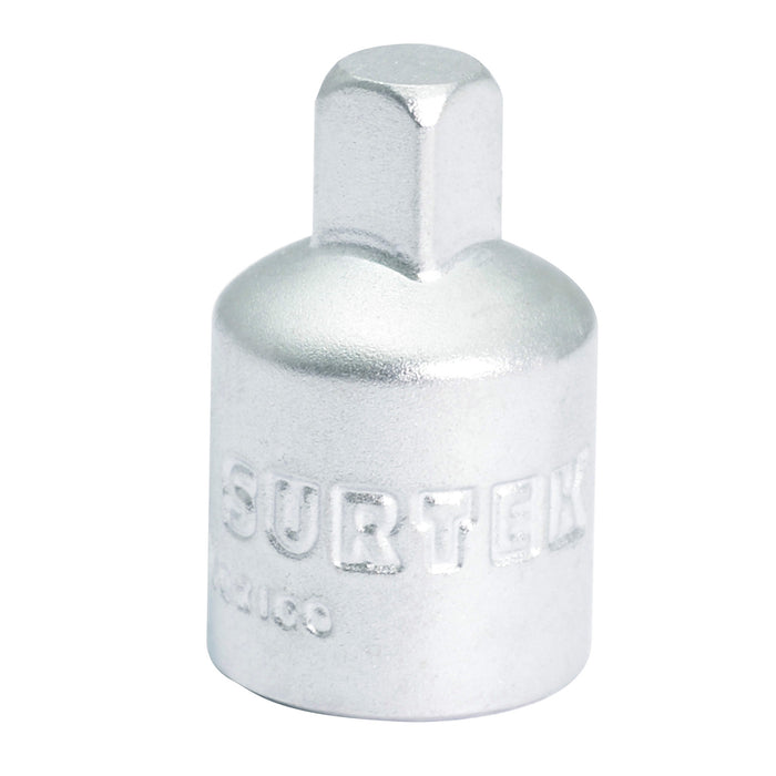 Adaptador para dado cuadro de 1/4" hembra a 3/8" macho Surtek