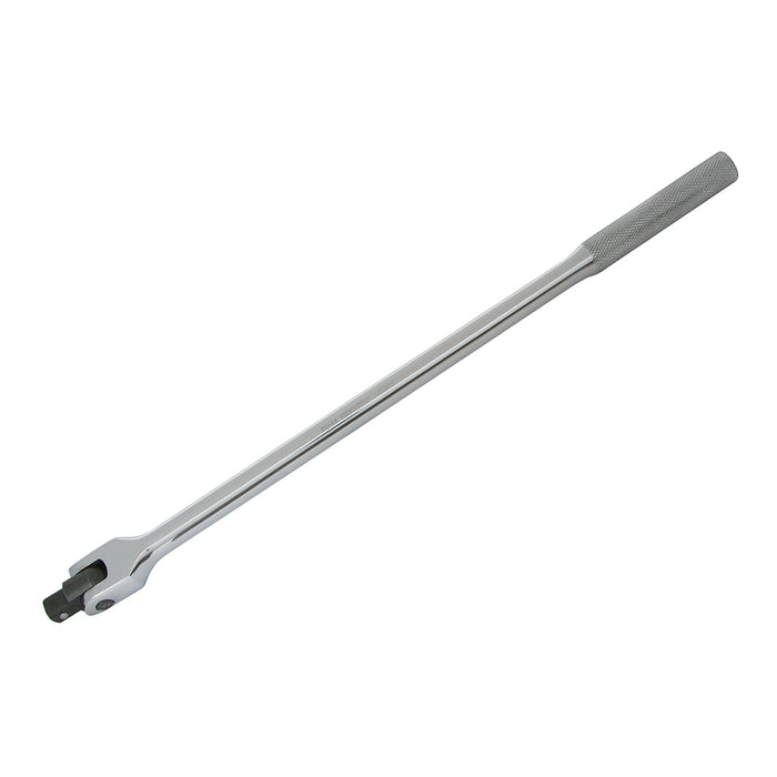 Mango articulado cromado para dado cuadro de 1/2", 17-7/8" Surtek