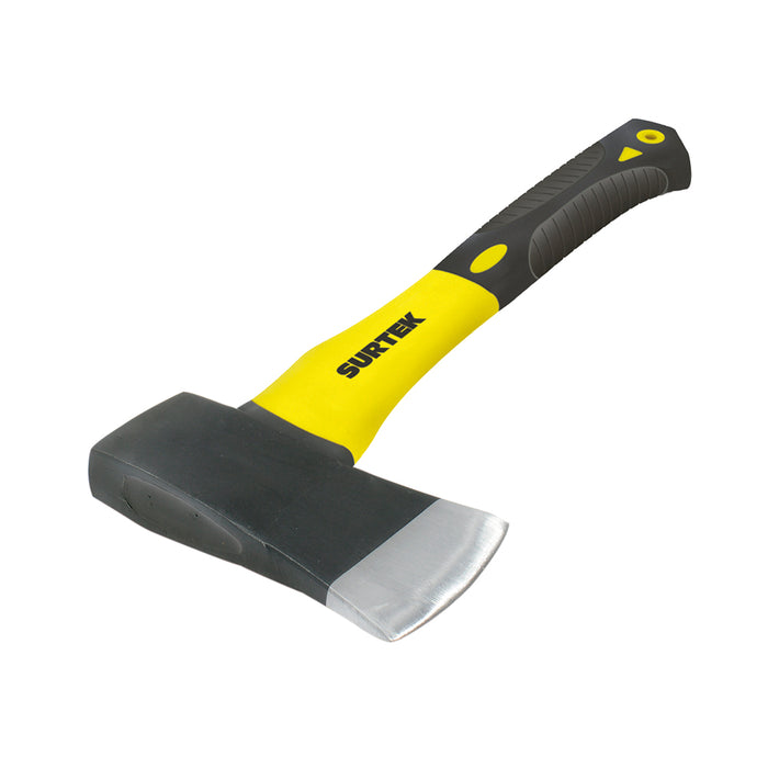 Hacha cazadora con cabeza forjada en acero con mango de fibra de vidrio 14", 1-1/2 lb Surtek