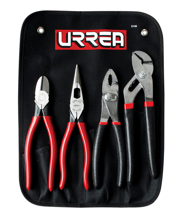 Juego combinado de pinzas, 4 piezas Urrea