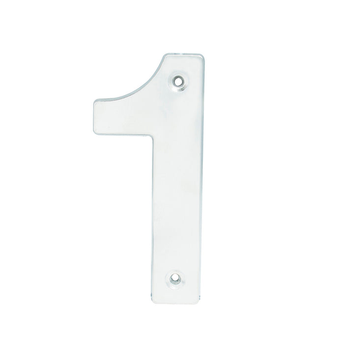 Número 1 bold 4" níquel satinado Lock