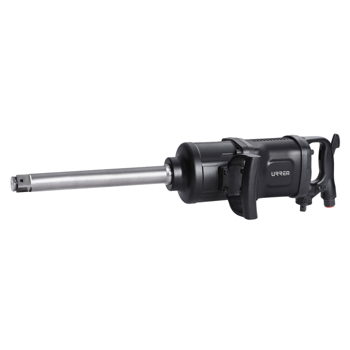 Pistola de impacto neumática cuadro de 1" 4,500 Ft-lb con extensión 9" sistema twin hammer Urrea