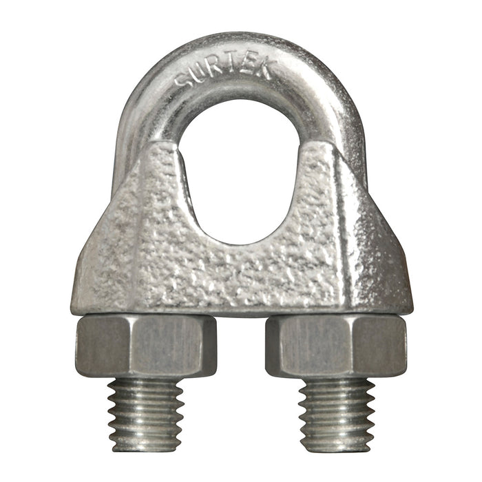 Perro de hierro maleable para cable de acero tipo alemán 5/8" Surtek