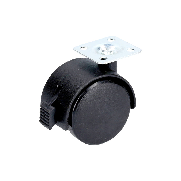 Rodaja tipo yoyo con placa con freno 40 mm Surtek