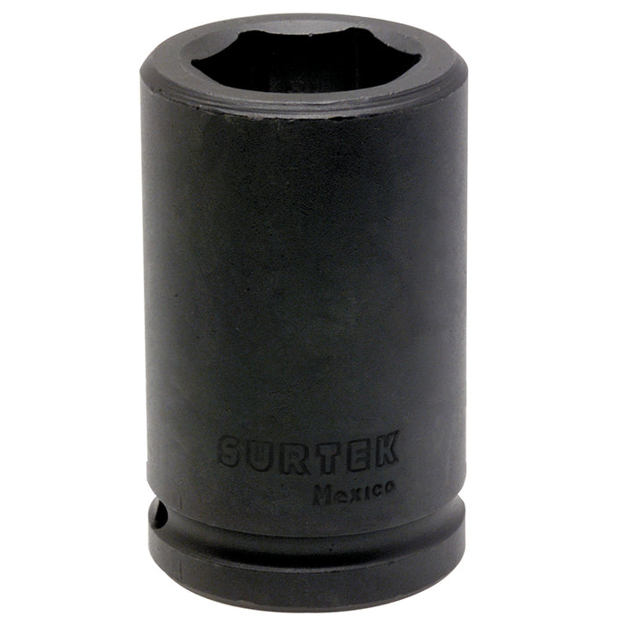 Dado de impacto largo cuadro de 3/4", 6 puntas, en pulgadas, 1-3/8" Surtek