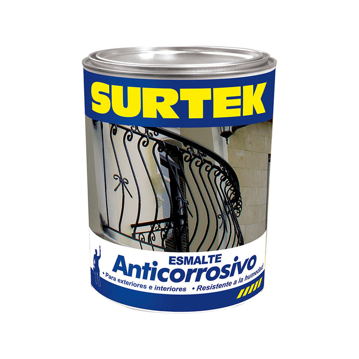 Esmalte anticorrosivo 250 ml color negro Surtek