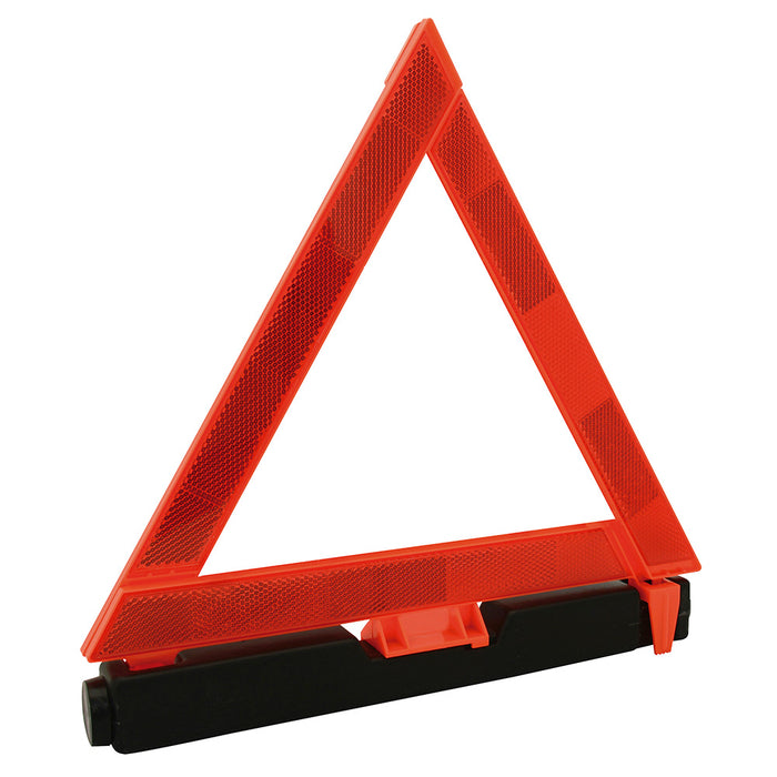 Triángulo reflejante de emergencia con base con arena, 11-1/2" Surtek
