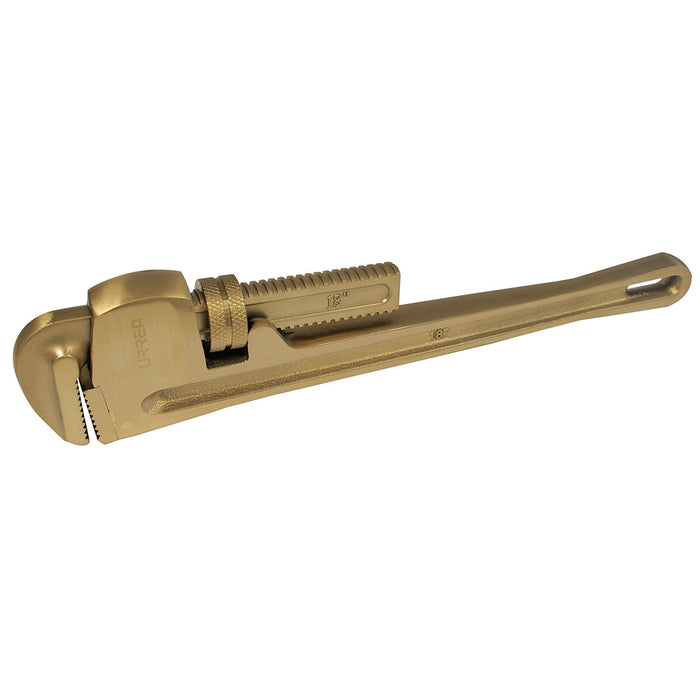 Llave stillson de bronce-aluminio antichispa de 18" Urrea